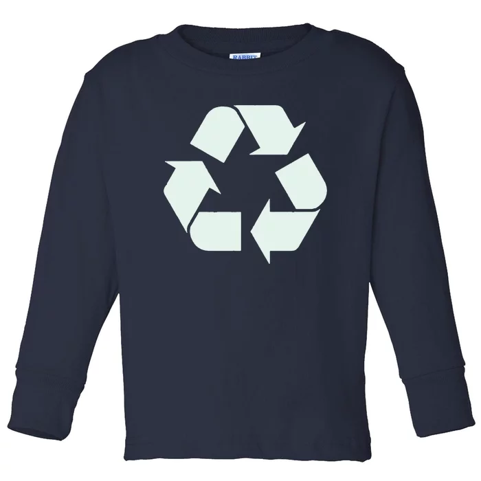 Recycle Symbol T Shirt Vintage Recycle T Shirt Recycle Logo Shirt Toddler Long Sleeve Shirt