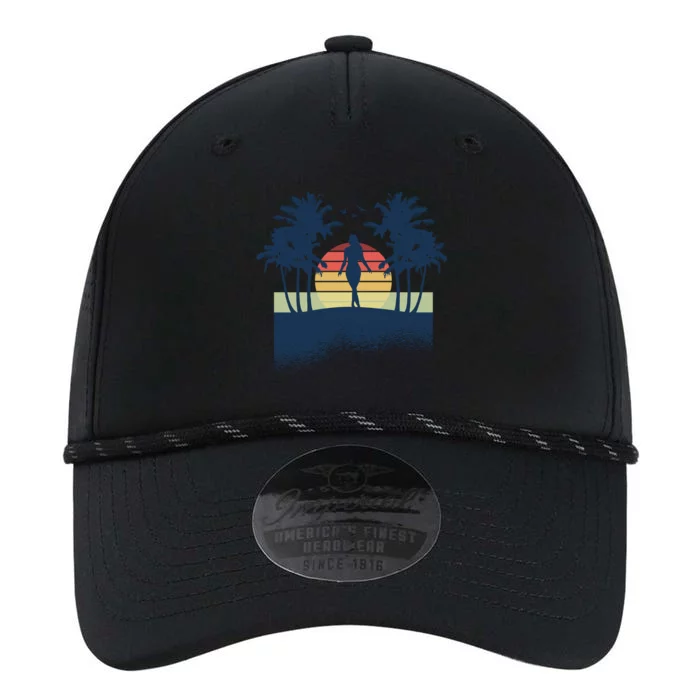 Retro Sunset Tropical Vacation Performance The Dyno Cap