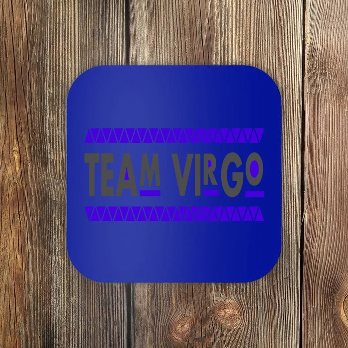 Retro Style Team Virgo September August King Zodiac Gift Coaster