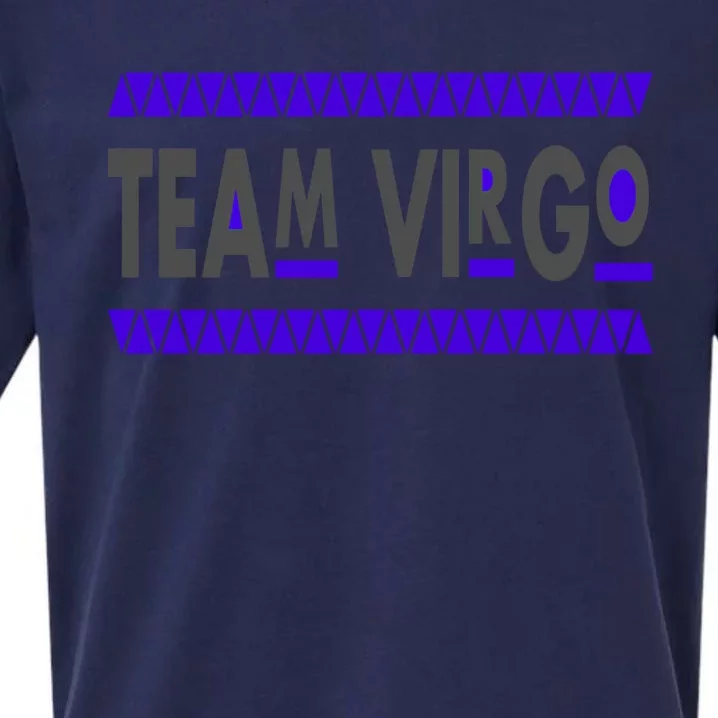 Retro Style Team Virgo September August King Zodiac Gift Sueded Cloud Jersey T-Shirt