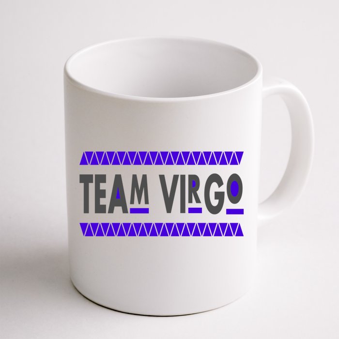 Retro Style Team Virgo September August King Zodiac Gift Front & Back Coffee Mug