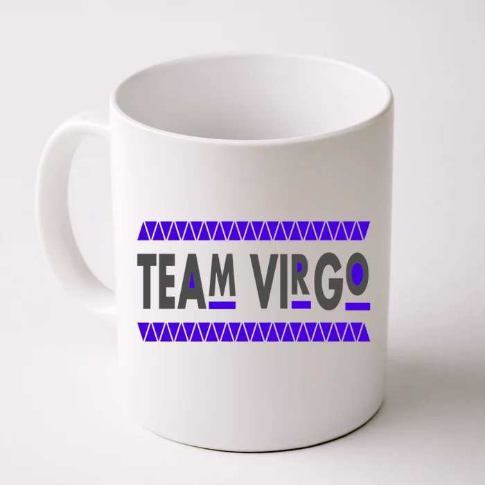 Retro Style Team Virgo September August King Zodiac Gift Front & Back Coffee Mug