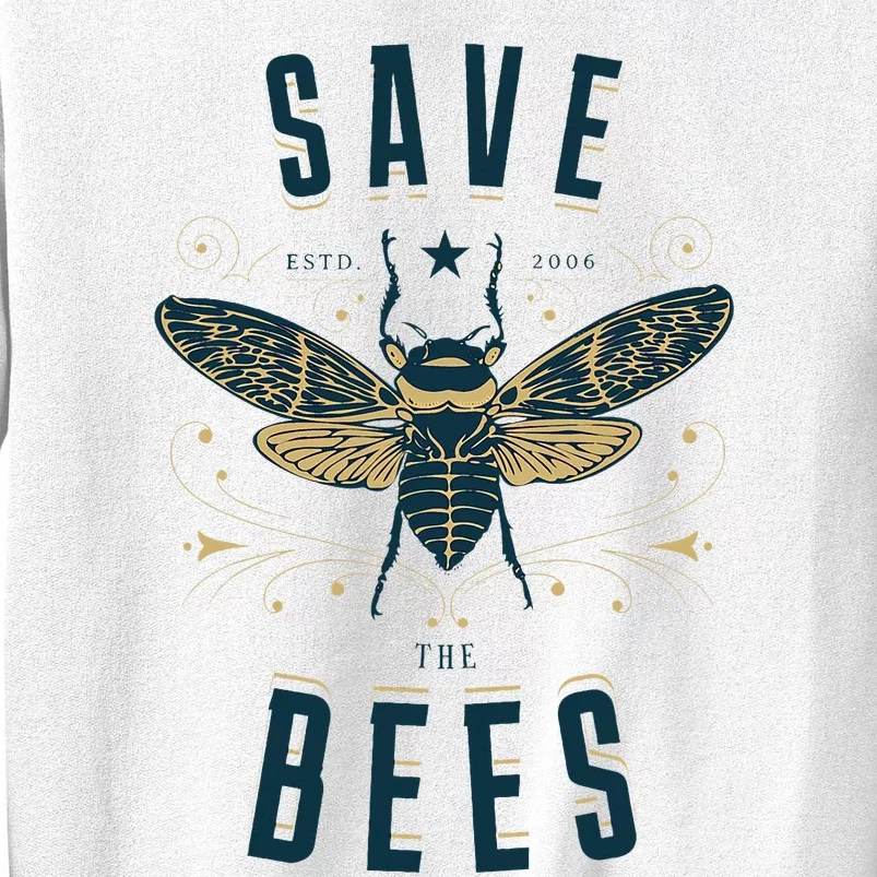 Retro Save The Bees Apiary Bee Beekeeper Earth Day Sweatshirt