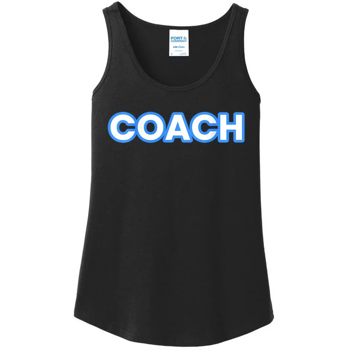 Raptors Soccer Team Coaches Ladies Essential Tank