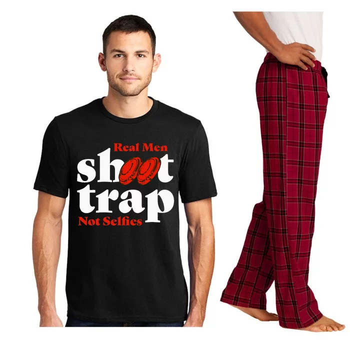 Real Shoot Trap Not Selfies Skeet Shooting Clay Pigeon Pajama Set