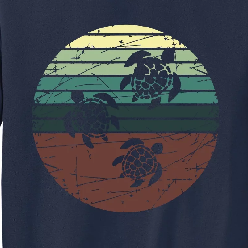 Retro Sea Turtle Sweatshirt