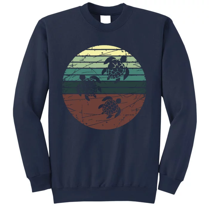 Retro Sea Turtle Sweatshirt