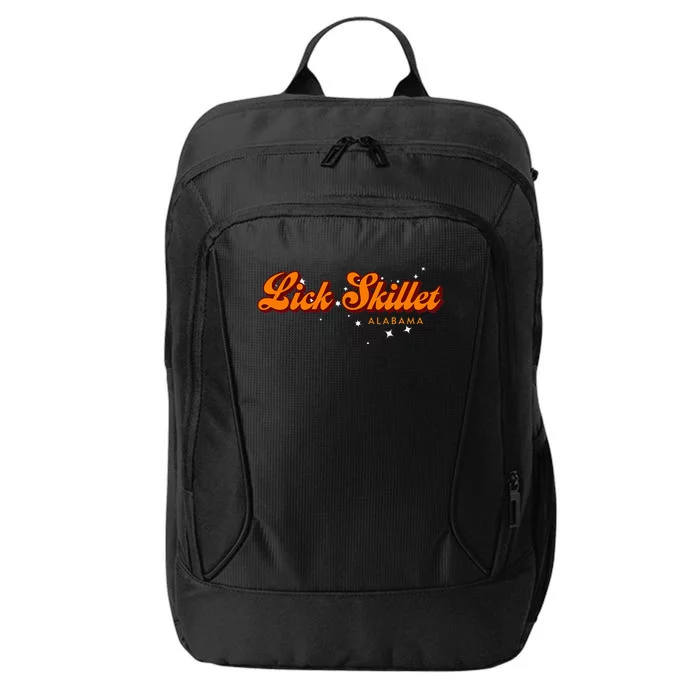 Retro Small Town Alabama Lick Skillet City Backpack