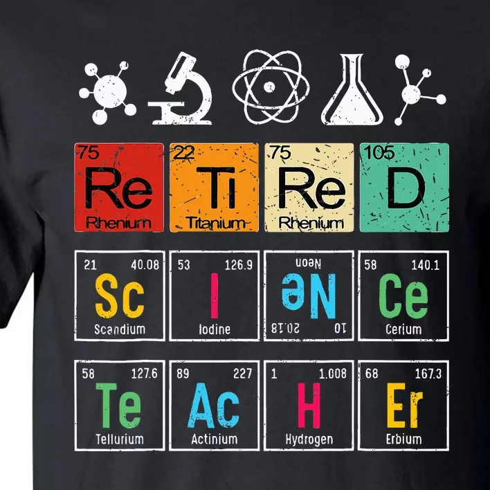 Retired Science Teacher Learning School Retiret Tall T-Shirt