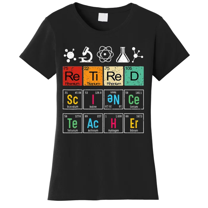 Retired Science Teacher Learning School Retiret Women's T-Shirt