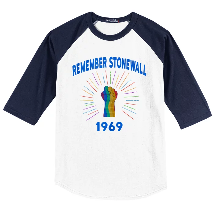 Remember Stonewall The Riot That Started It Baseball Sleeve Shirt