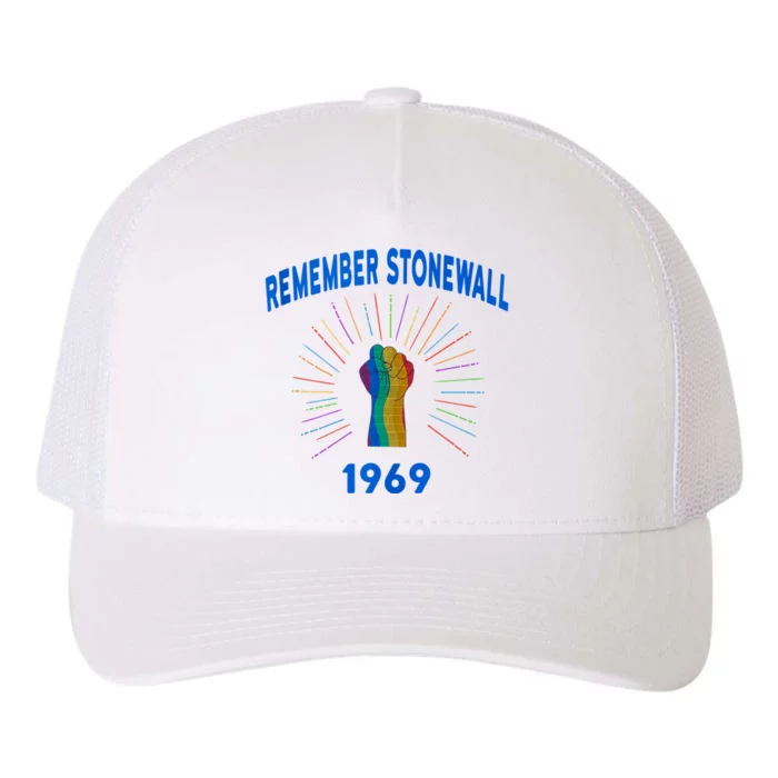 Remember Stonewall The Riot That Started It Yupoong Adult 5-Panel Trucker Hat