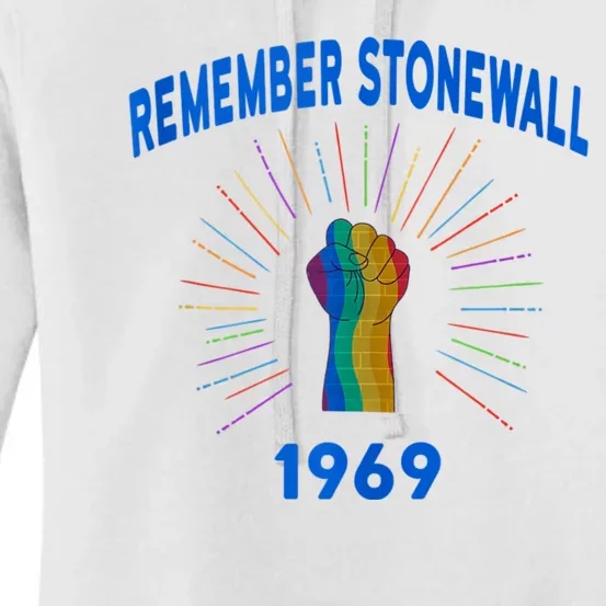 Remember Stonewall The Riot That Started It Women's Pullover Hoodie