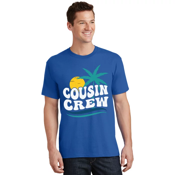 Retro Summer Tee Family Vacation Vintage Beach Cousin Crew Gift T-Shirt