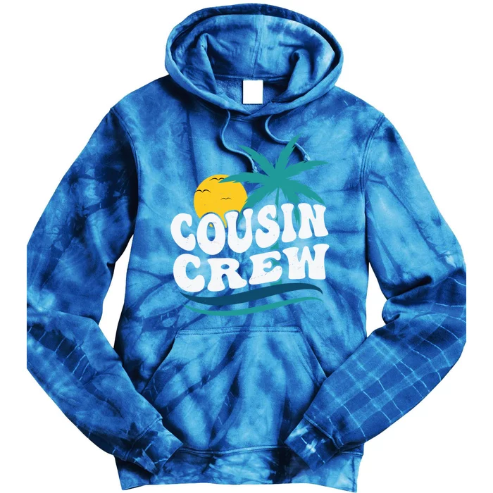 Retro Summer Tee Family Vacation Vintage Beach Cousin Crew Gift Tie Dye Hoodie