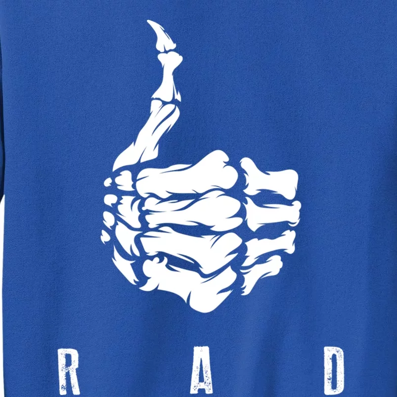 Rad Skeleton Thumb Cool Gag Radiography Lovers Gift Sweatshirt