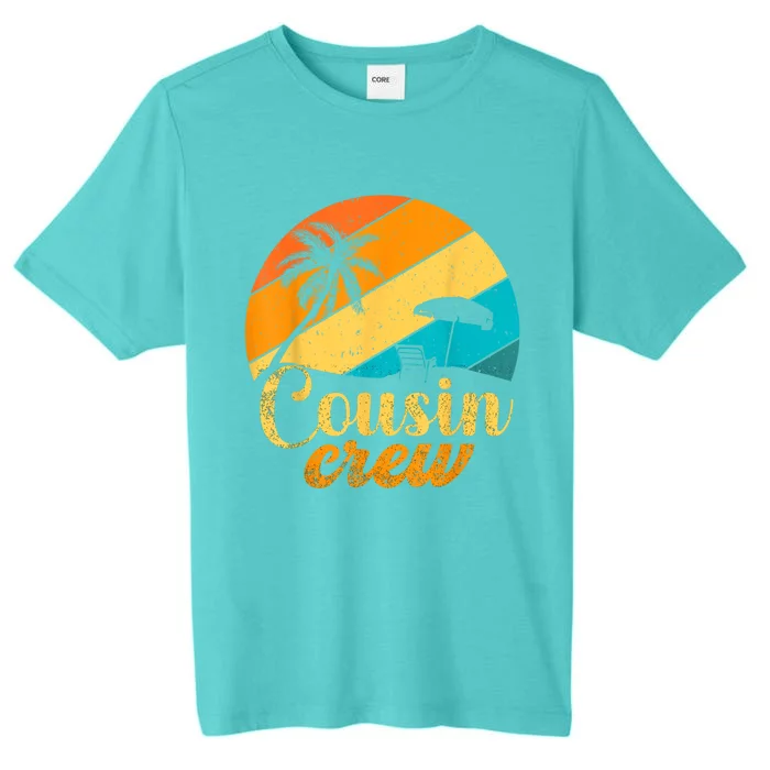 Retro Summer Tee Family Vacation Vintage Beach Cousin Crew ChromaSoft Performance T-Shirt