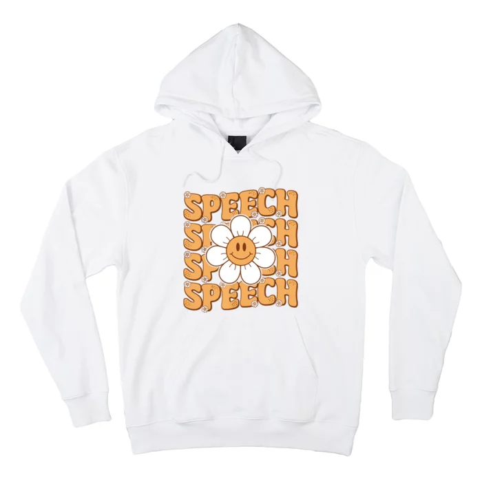 Retro Speech Therapy Speech Language Pathologist Therapist Hoodie