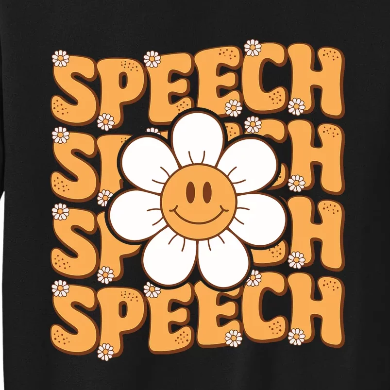 Retro Speech Therapy Speech Language Pathologist Therapist Sweatshirt