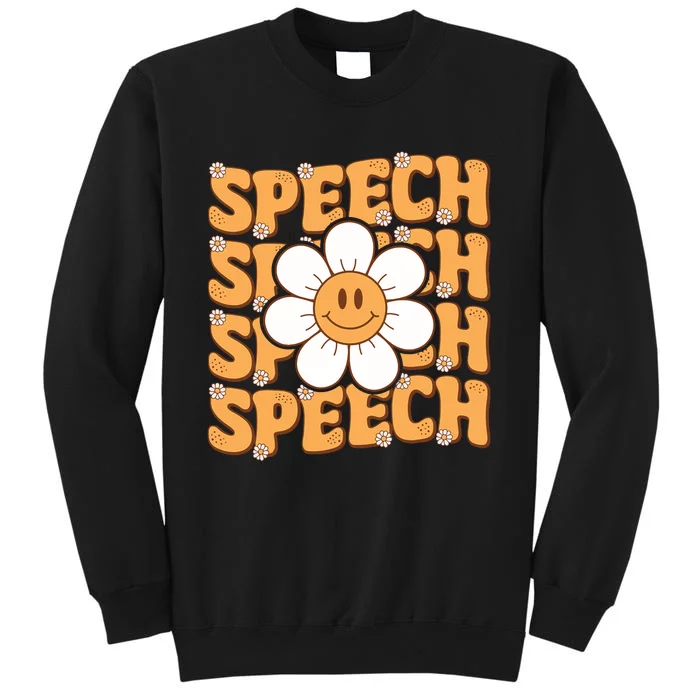 Retro Speech Therapy Speech Language Pathologist Therapist Sweatshirt