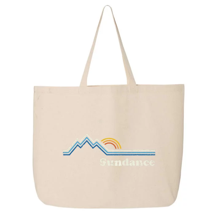 Retro Sundance Utah Ut T Vintage Sunrise Mountains 25L Jumbo Tote