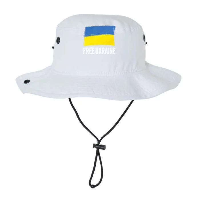 Retro Support Ukraine I Stand With Ukraine Flag Free Ukraine Gift Legacy Cool Fit Booney Bucket Hat