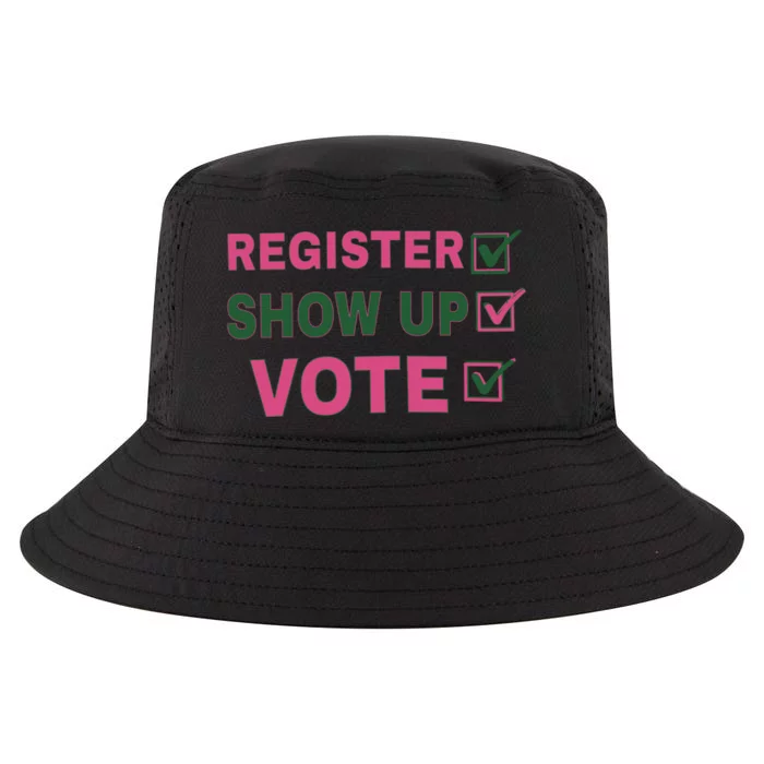 Register Show Up Vote Cool Comfort Performance Bucket Hat