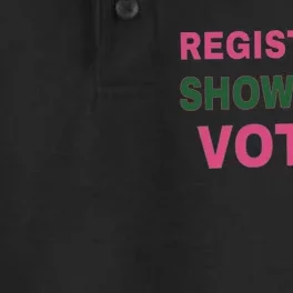 Register Show Up Vote Dry Zone Grid Performance Polo