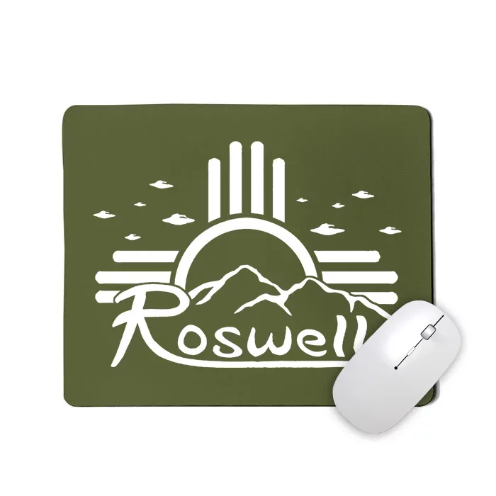 Roswell Sun Ufo Alien Funny Mousepad