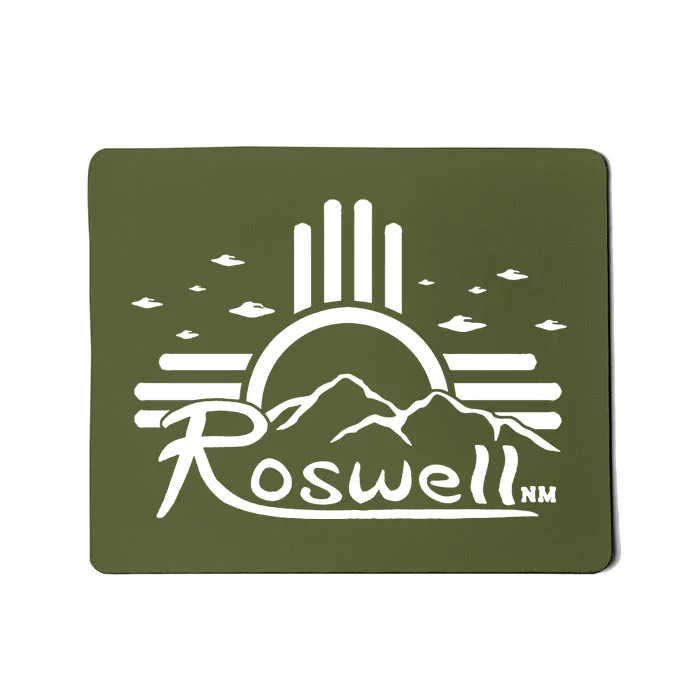 Roswell Sun Ufo Alien Funny Mousepad