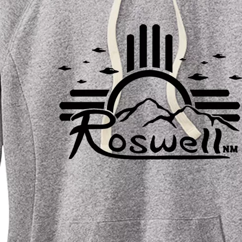 Roswell Sun Ufo Alien Funny Women's Fleece Hoodie