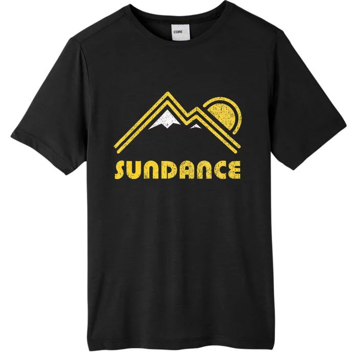 Retro Sundance Utah Ut Vintage Mountains ChromaSoft Performance T-Shirt