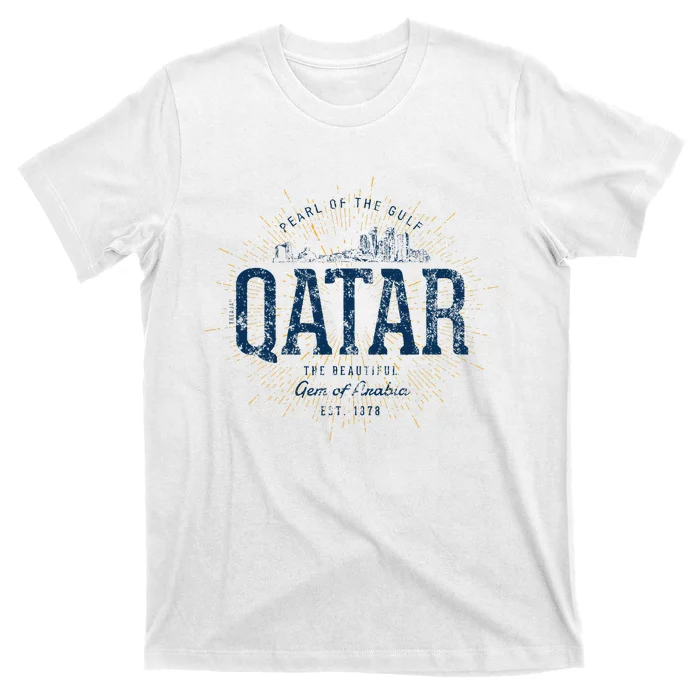 Retro Style Vintage Qatar T-Shirt