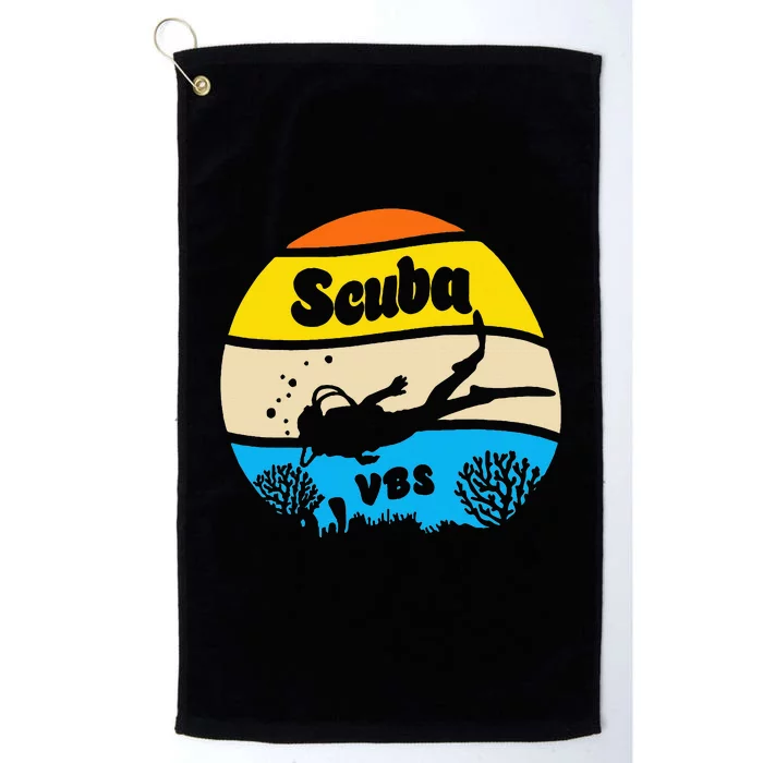 Retro Scuba Vbs 2024 Underwater Jesus Platinum Collection Golf Towel