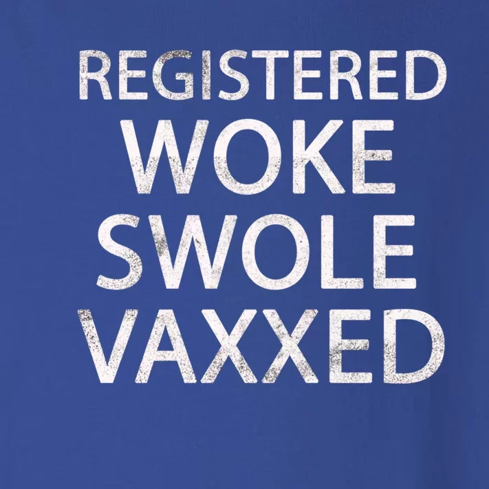 Registered Swole Vaxxed Social Justice Cute Gift Toddler Long Sleeve Shirt