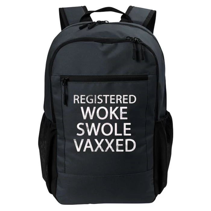 Registered Swole Vaxxed Social Justice Cute Gift Daily Commute Backpack