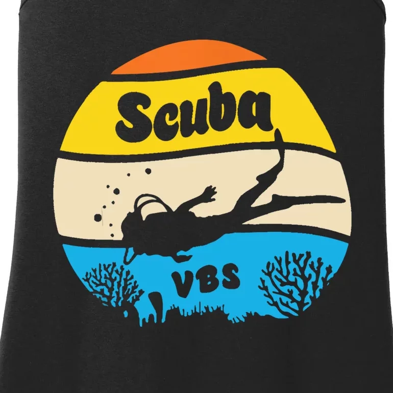 Retro Scuba Vbs 2024 Underwater Jesus Christian Bible Ladies Essential Tank