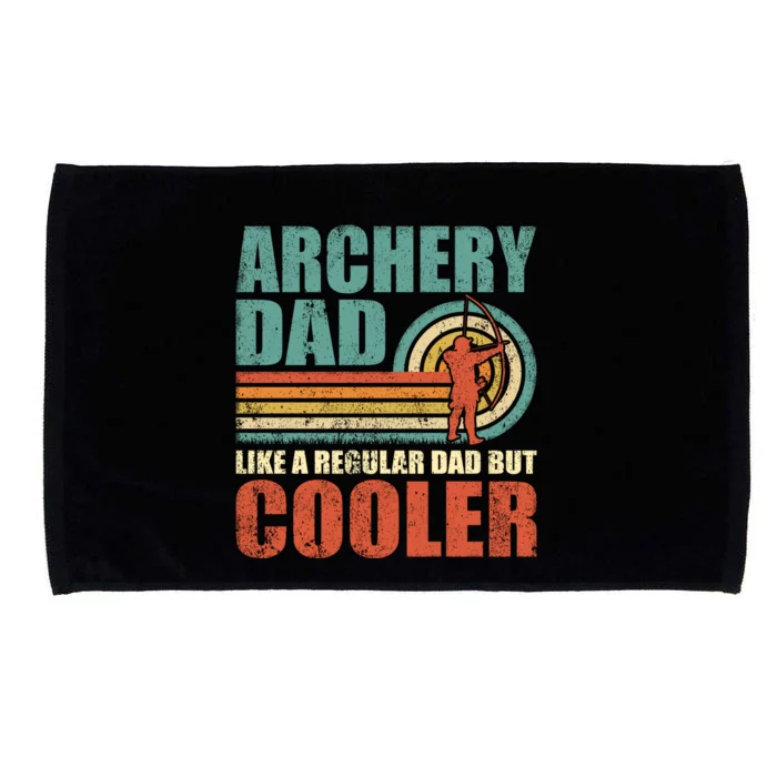 Retro Style Vintage Archery Dad Father's Day Gift Microfiber Hand Towel