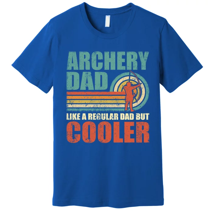 Retro Style Vintage Archery Dad Father's Day Gift Premium T-Shirt