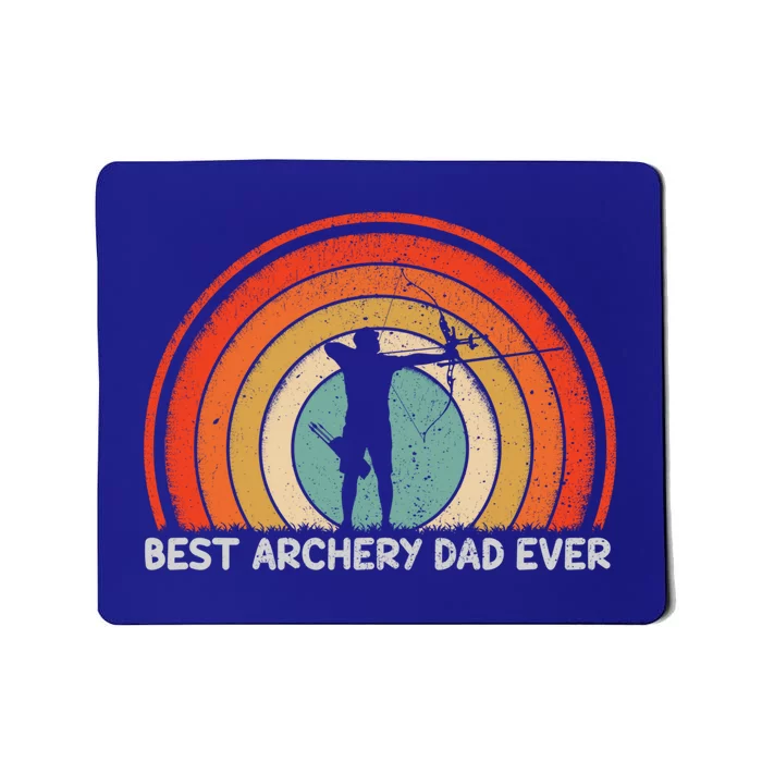 Retro Style Vintage Best Archery Dad Ever Father's Day Gift Mousepad