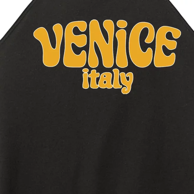 Retro Style Venice Italy Souvenir Women’s Perfect Tri Rocker Tank