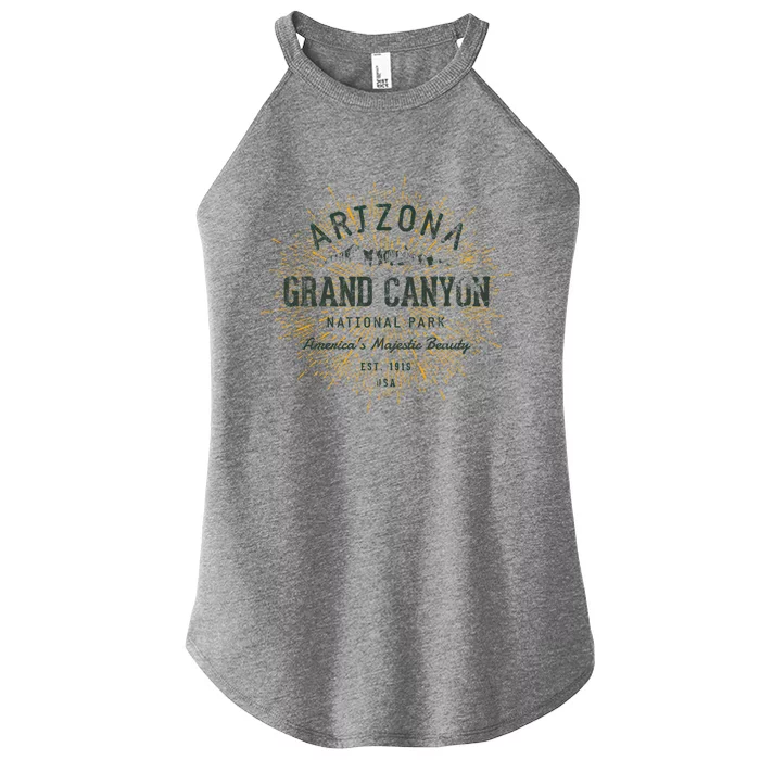 Retro Style Vintage Grand Canyon National Park Cool Gift Women’s Perfect Tri Rocker Tank