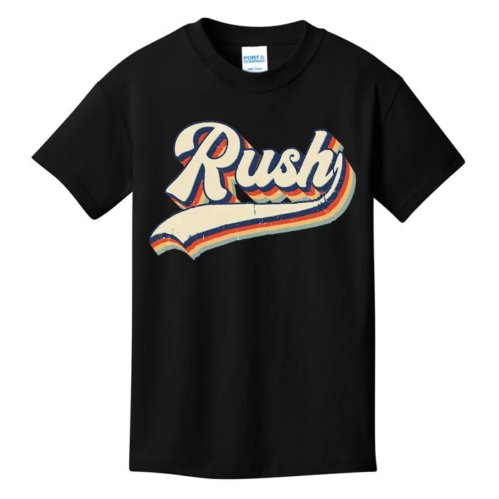 Rush Surname Vintage Retro Gift Kids T-Shirt