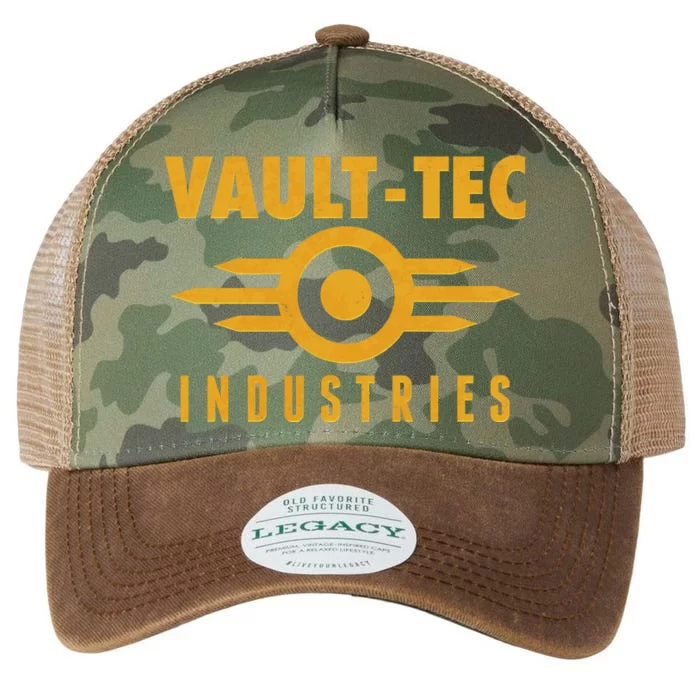 Retro Scifi Vault Tec Industries Logo Legacy Tie Dye Trucker Hat