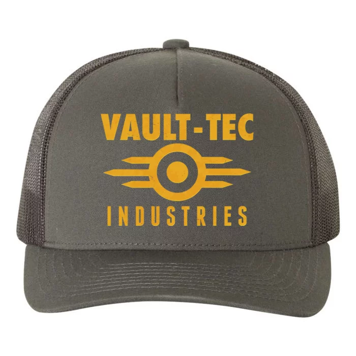 Retro Scifi Vault Tec Industries Logo Yupoong Adult 5-Panel Trucker Hat