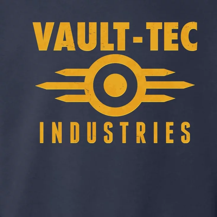 Retro Scifi Vault Tec Industries Logo Toddler Hoodie