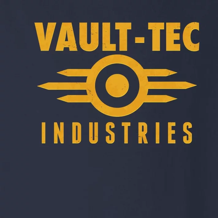 Retro Scifi Vault Tec Industries Logo Toddler Long Sleeve Shirt