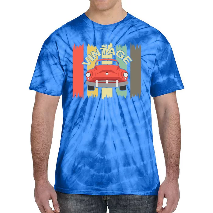 Retro Style Vintage Classic Car Design Cute Gift Tie-Dye T-Shirt