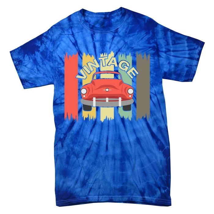 Retro Style Vintage Classic Car Design Cute Gift Tie-Dye T-Shirt