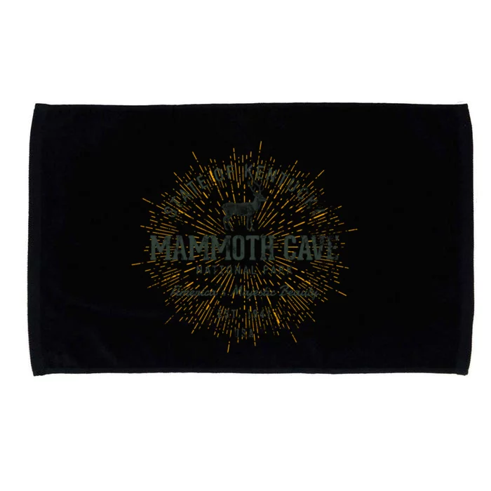 Retro Style Vintage Mammoth Cave National Park Great Gift Microfiber Hand Towel